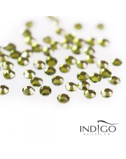 Indigo Strass Steine - Olivine SS3